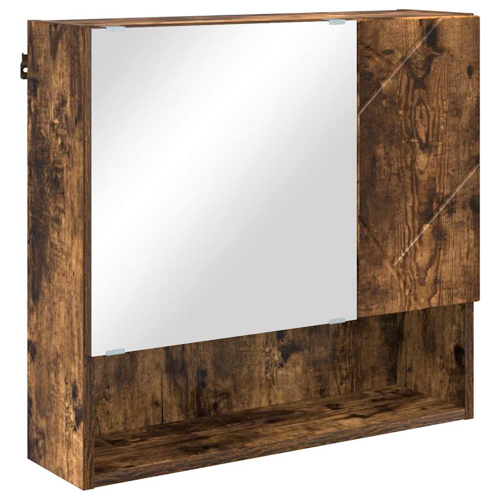 Ensemble de mobilier de salle de bain 4 pc Chêne fumé