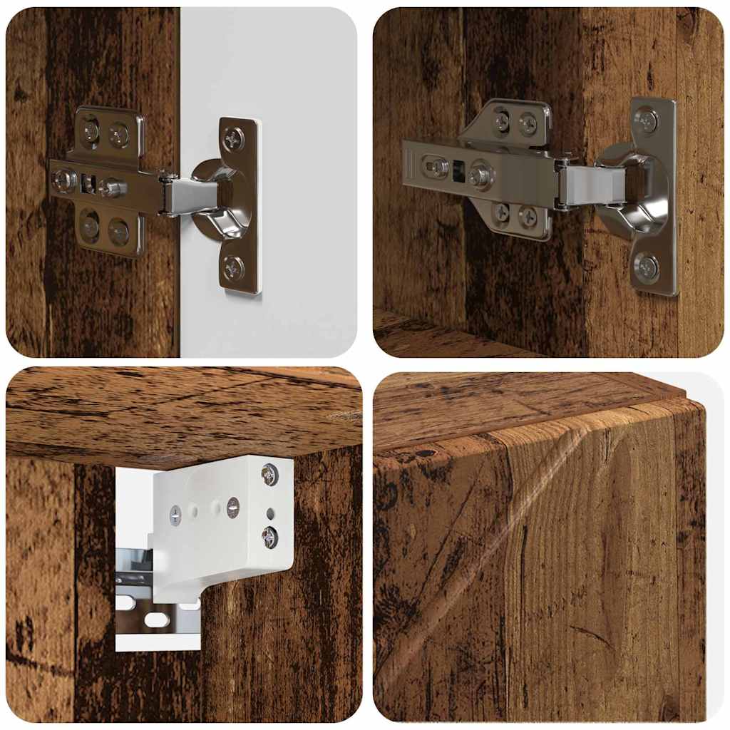 Ensemble de mobilier de salle de bain 5 pc Bois Ancien - XIOS