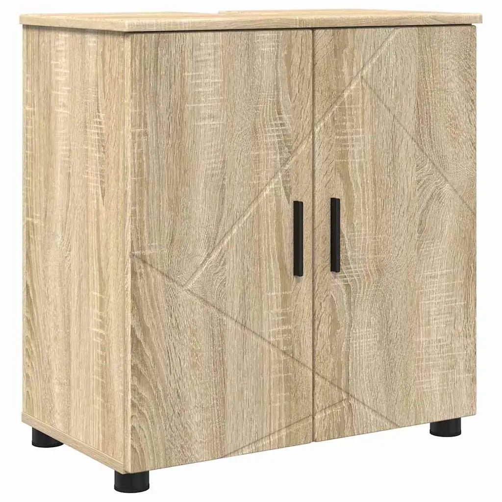 Ensemble de mobilier de salle de bain 5 pc Chêne Sonoma - XIOS