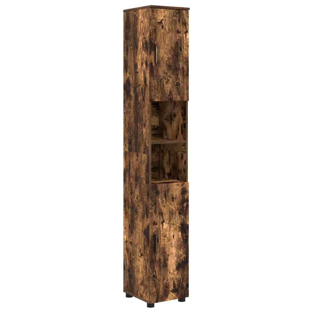Ensemble de mobilier de salle de bain 4 pc Chêne fumé