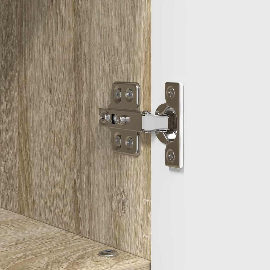 Ensemble de mobilier de salle de bain 3 pièces Chêne Sonoma