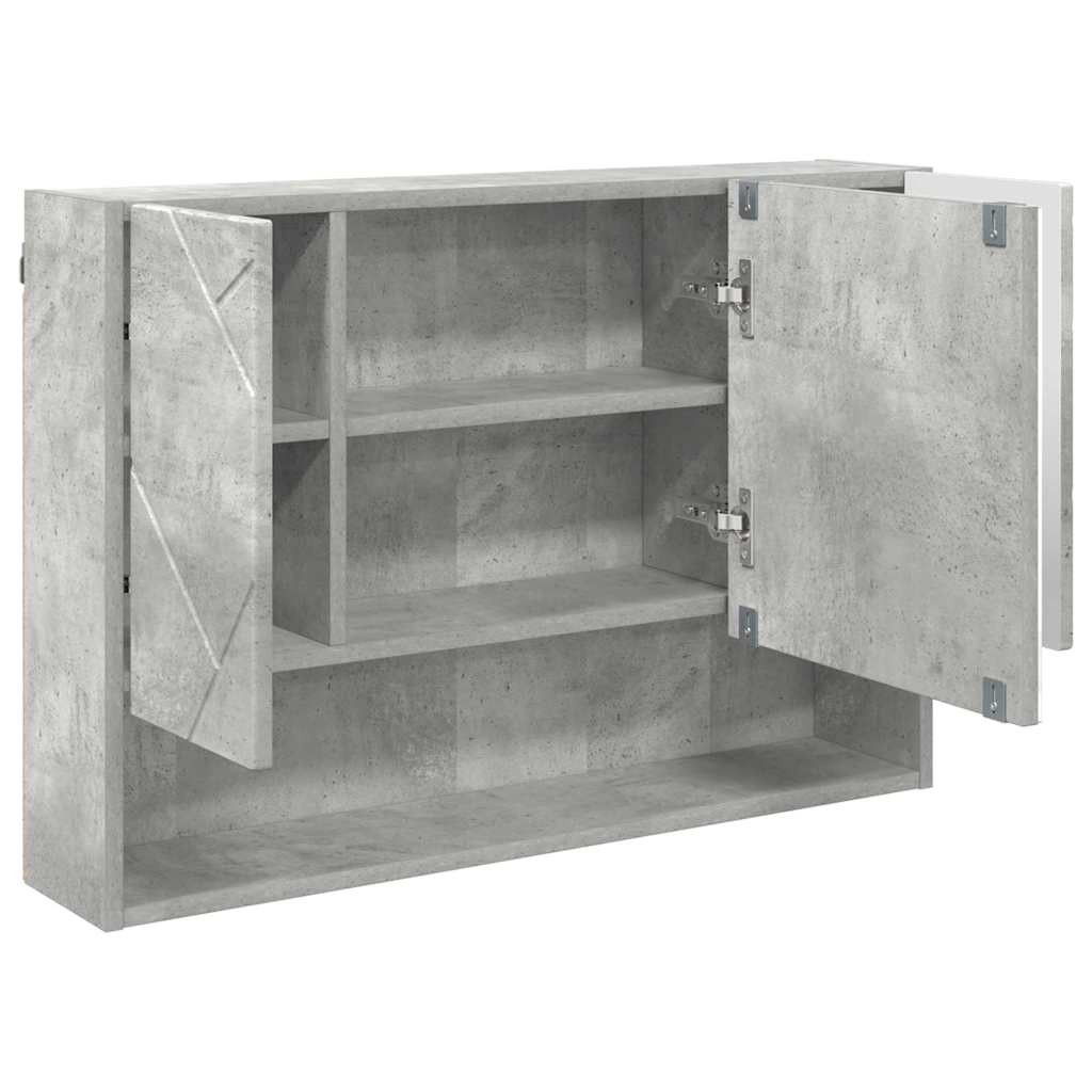 Ensemble de mobilier de salle de bain 3 pc Gris béton