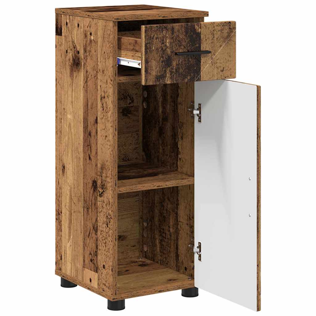 Ensemble de mobilier de salle de bain 3 pièces Bois Ancien
