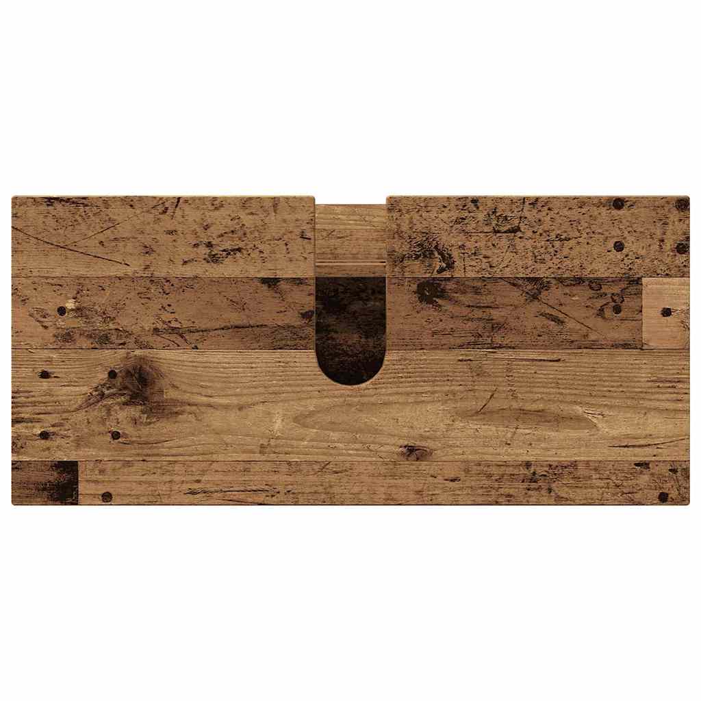 Ensemble de mobilier de salle de bain 3 pièces Bois Ancien