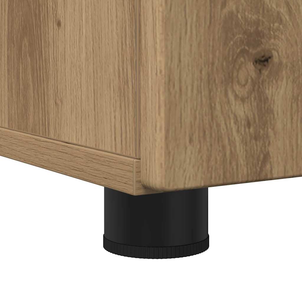 Ensemble de mobilier de salle de bain 3 pc Chêne artisanal