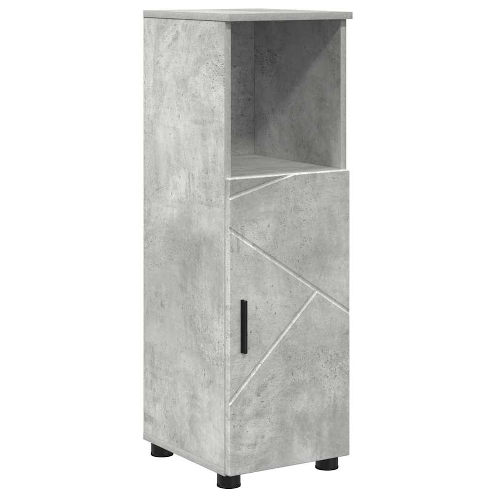 Ensemble de mobilier de salle de bain 4 pc Gris béton