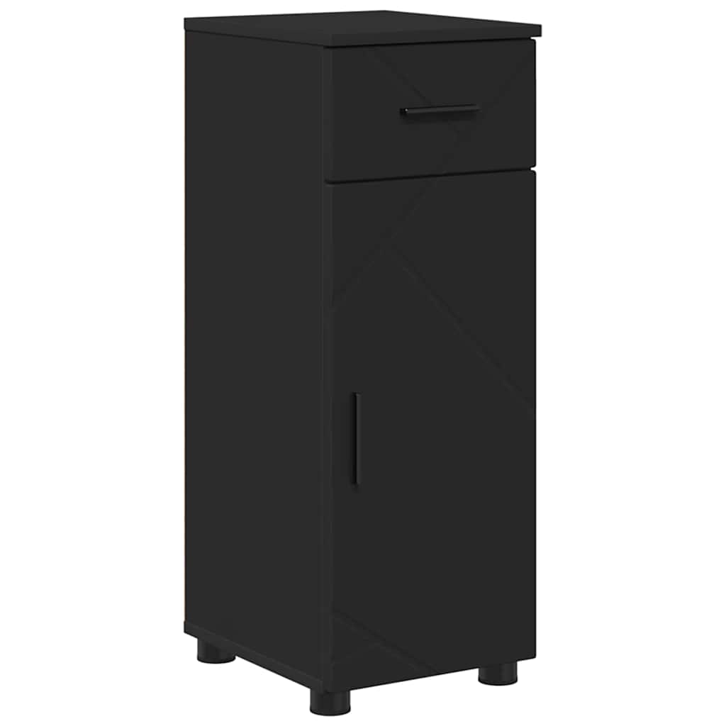 Ensemble de mobilier de salle de bain 4 pc Noir