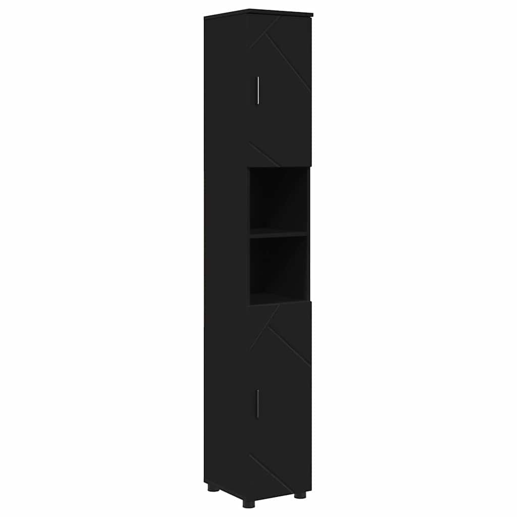 Ensemble de mobilier de salle de bain 4 pc Noir