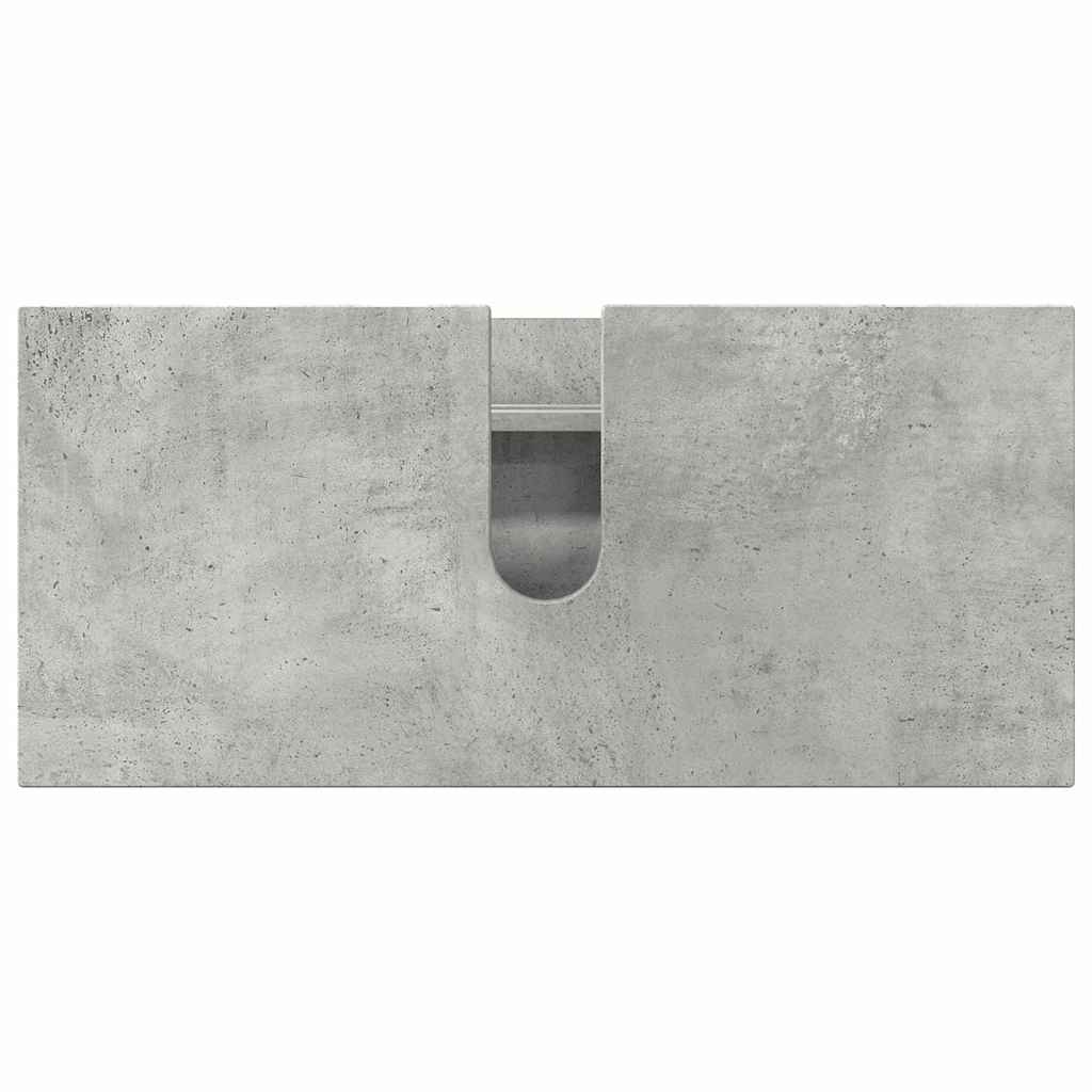 Ensemble de mobilier de salle de bain 5 pc Gris béton