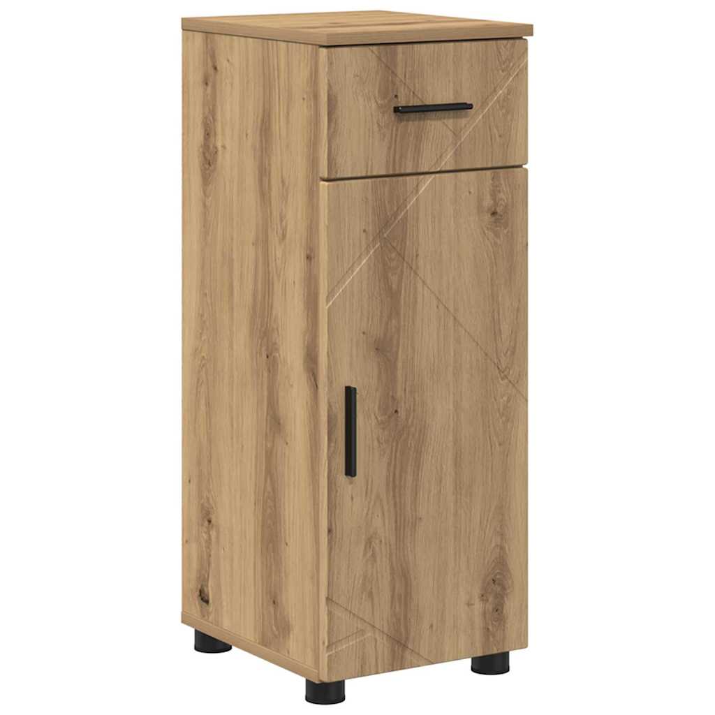 Ensemble de mobilier de salle de bain 5 pc Chêne artisanal