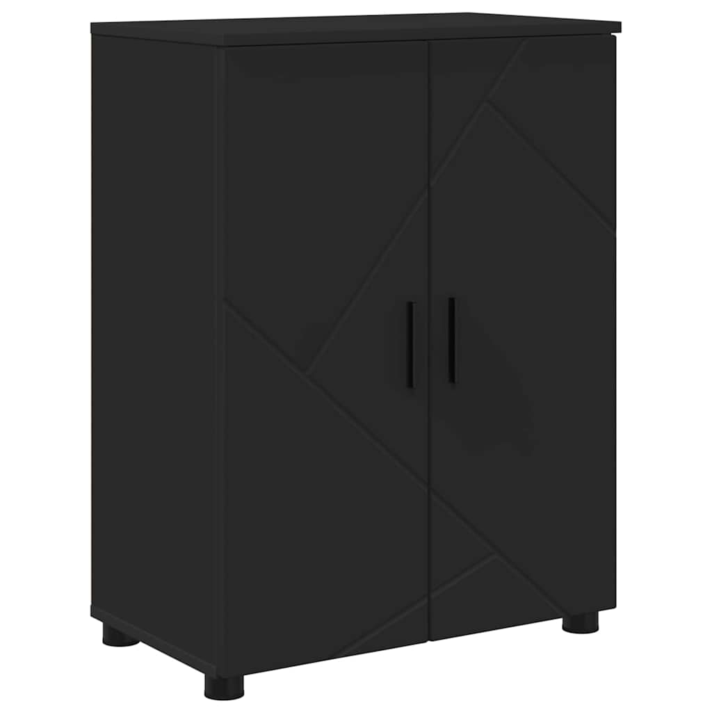 Ensemble de mobilier de salle de bain 4 pc Noir