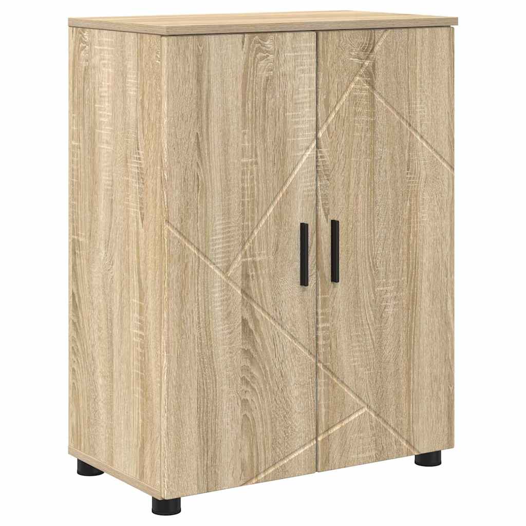 Ensemble de mobilier de salle de bain 4 pc Chêne Sonoma