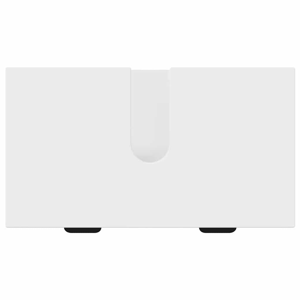 Ensemble de mobilier de salle de bain 2 pièces Blanc