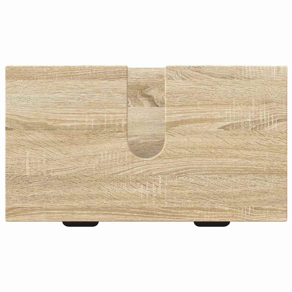 Ensemble de mobilier de salle de bain 3 pc Chêne Sonoma