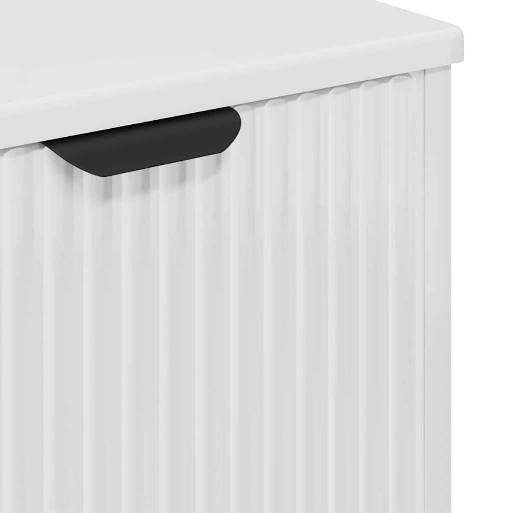 Ensemble de mobilier de salle de bain 3 pc Blanc brillant