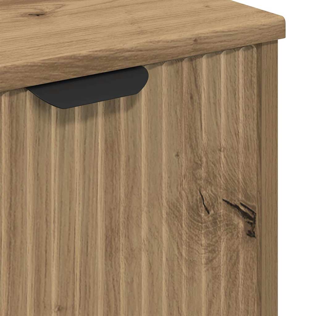 Ensemble de mobilier de salle de bain 3 pc Chêne artisanal
