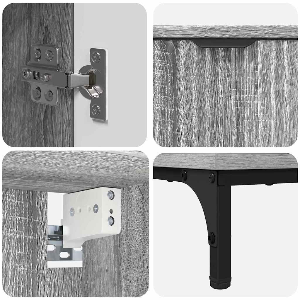 Ensemble de mobilier de salle de bain avec tiroir Gris Sonoma - XIOS