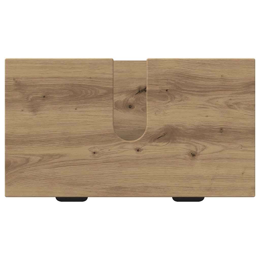 Ensemble de mobilier de salle de bain 4 pc Chêne artisanal - XIOS