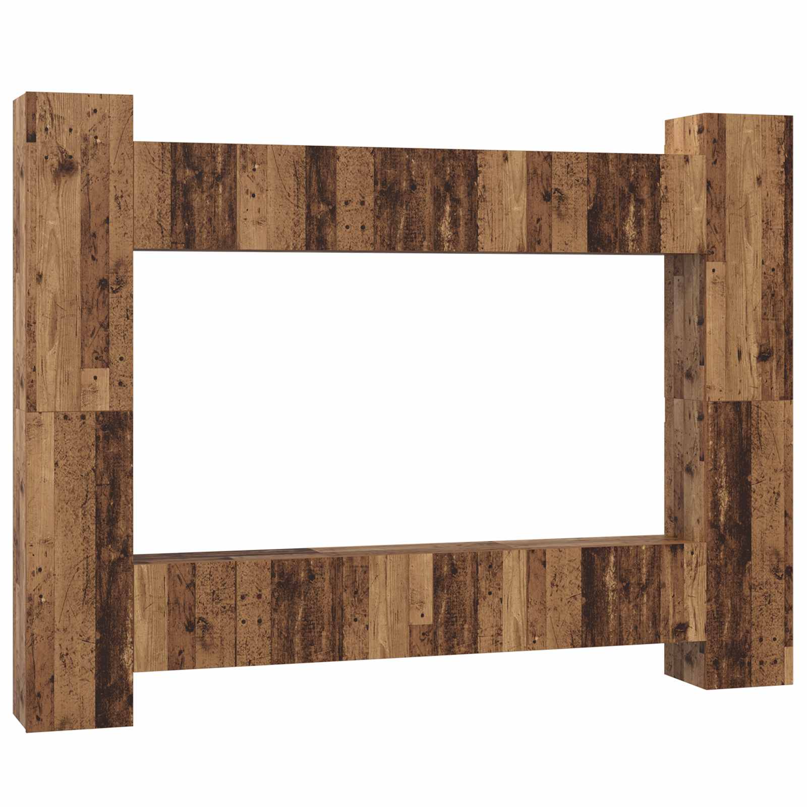 Ensemble meuble TV 10 pcs Bois Ancien 30,5 x 30 x 90 cm - XIOS