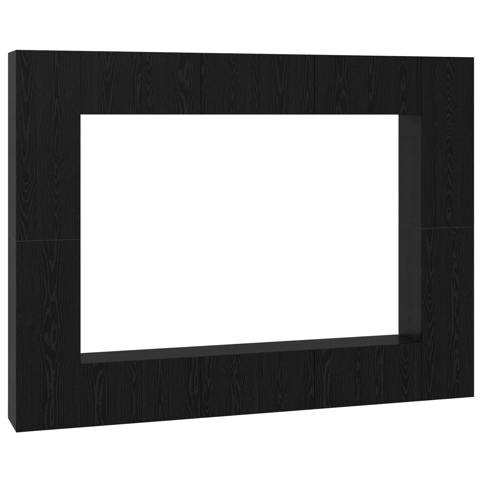 Ensemble meuble TV 10 pcs Chêne noir 30,5 x 30 x 90 cm - XIOS