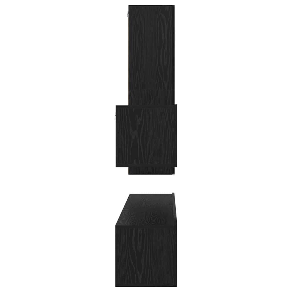 Ensemble meuble TV 4 pcs Chêne noir Bois d'ingénierie - XIOS