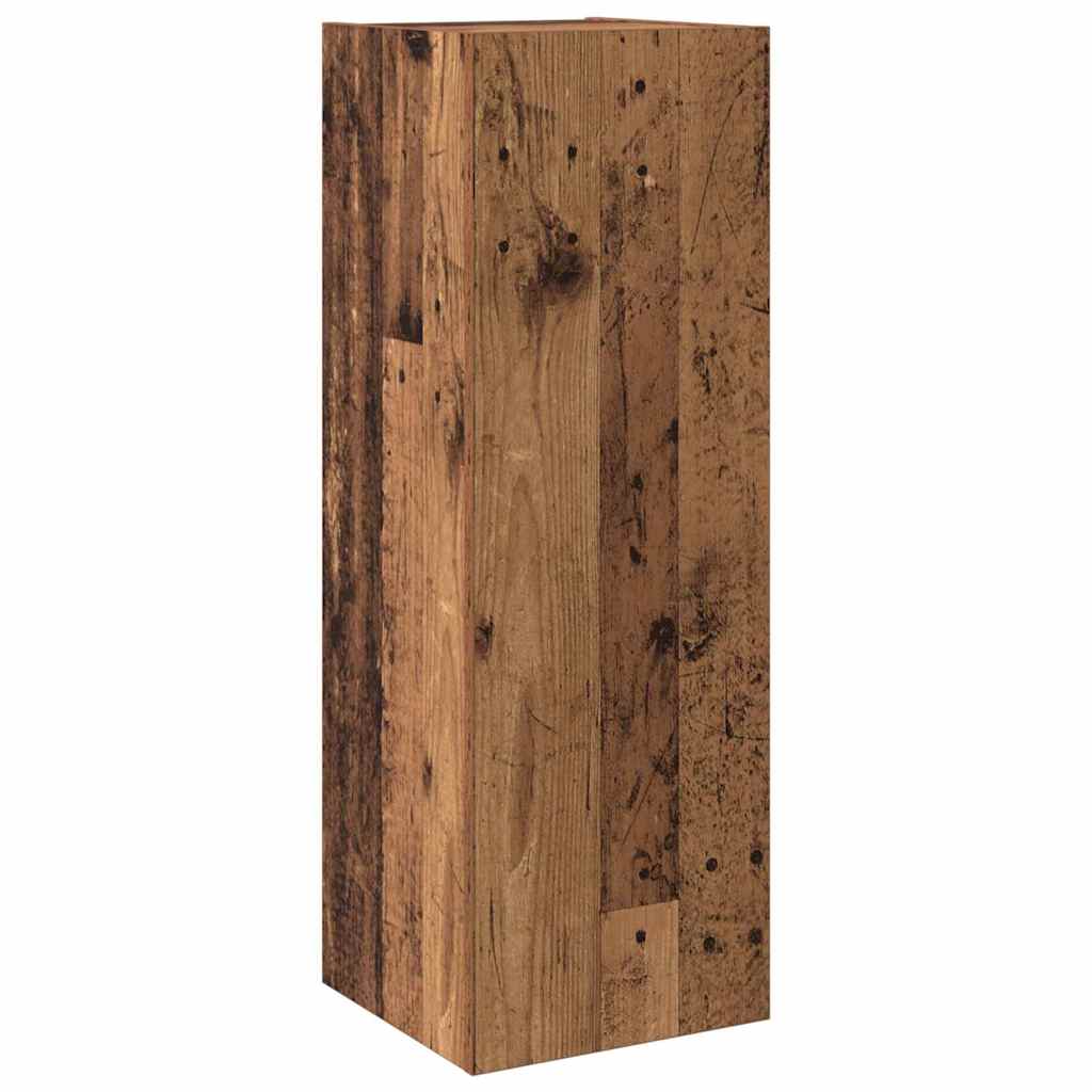 Unites TV Montage mural 4 pcs Bois Ancien Bois d'ingénierie - XIOS