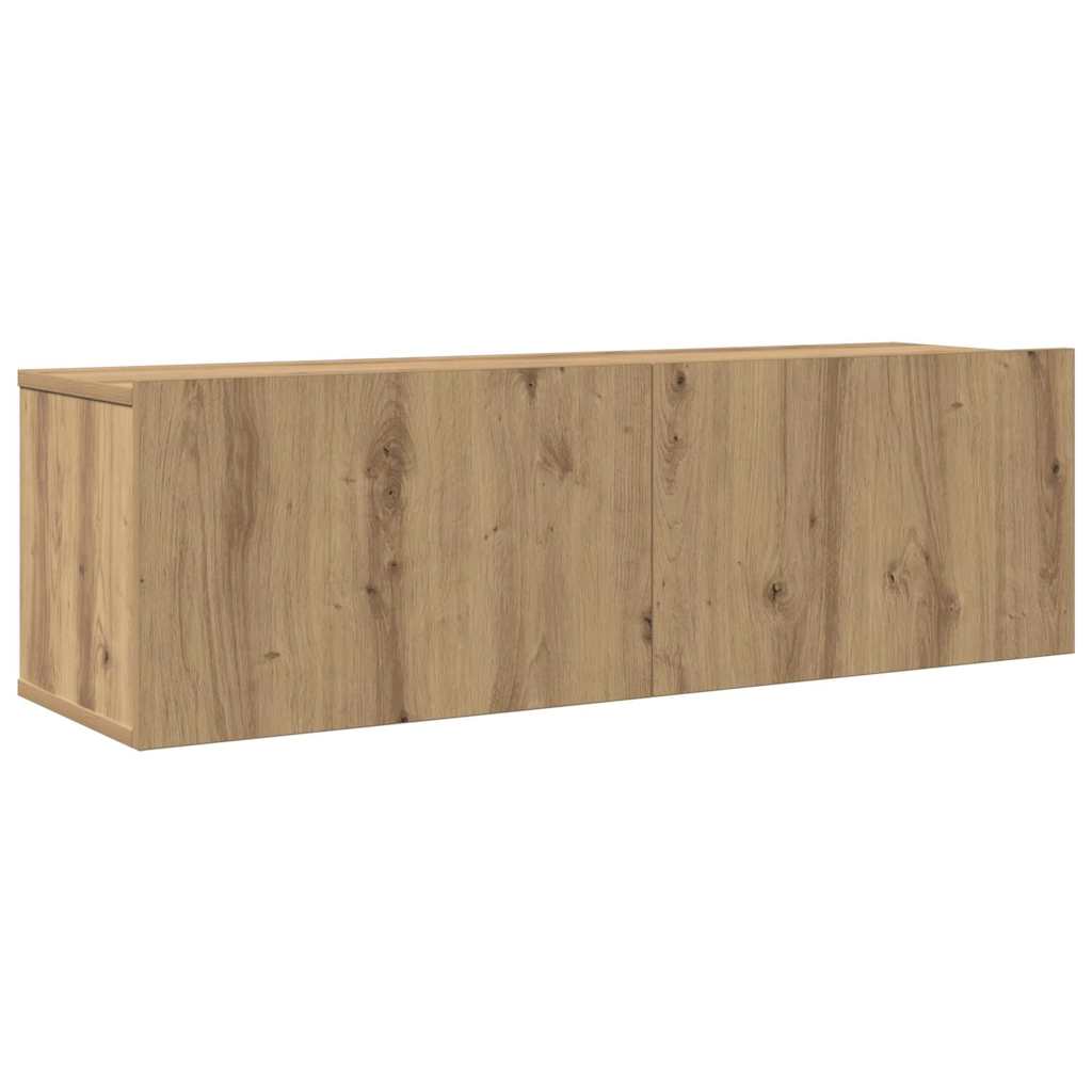 Unites TV Montage mural 4 pcs Chêne artisanal Bois d'ingénierie - XIOS