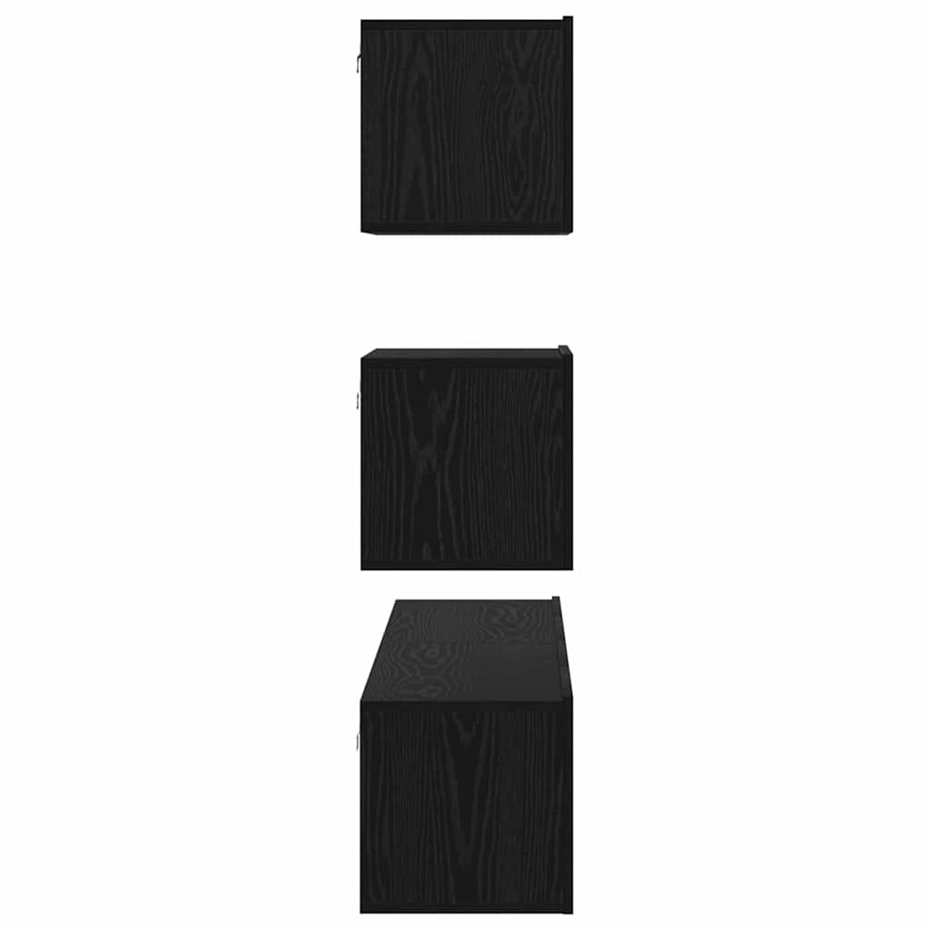 Ensemble meuble TV 4 pcs Chêne noir Bois d'ingénierie - XIOS