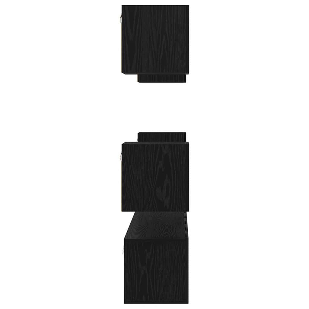 Ensemble meuble TV 7 pcs Chêne noir Bois d'ingénierie - XIOS