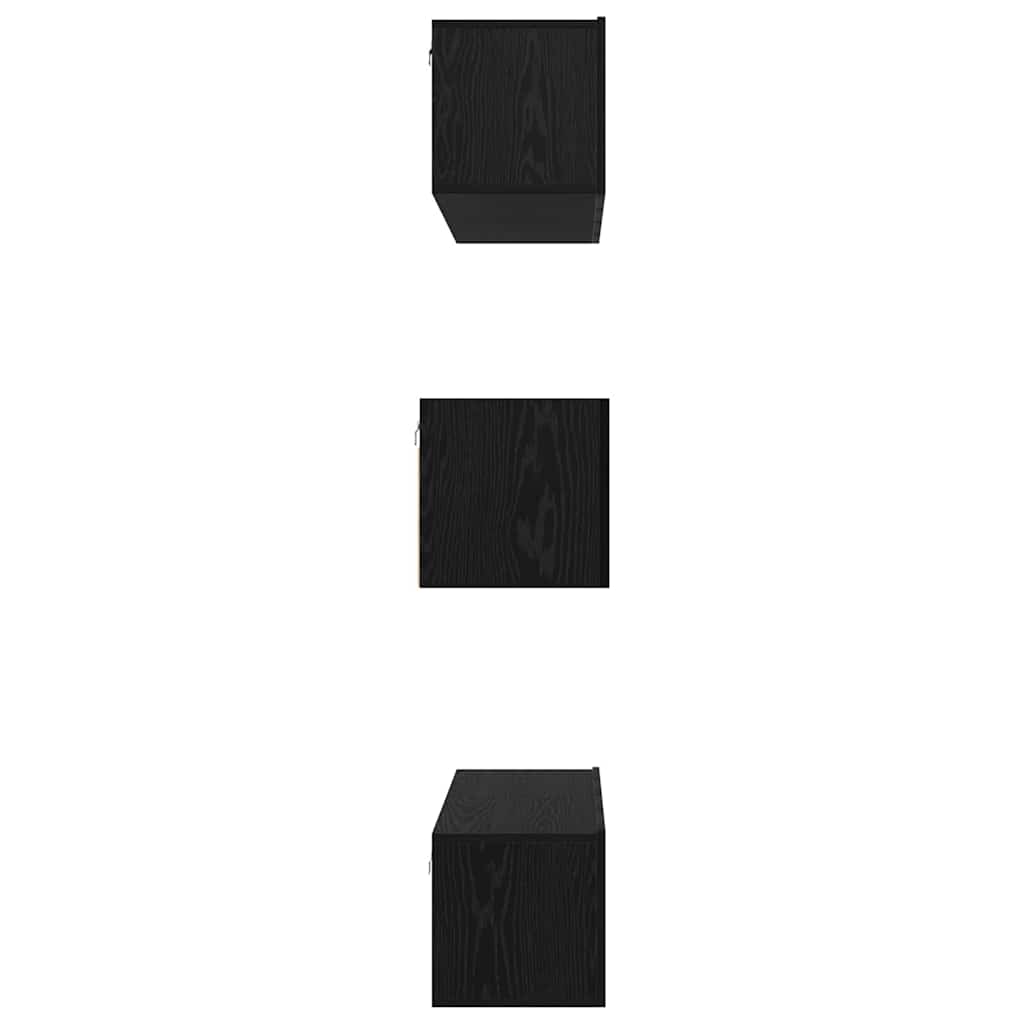 Ensemble meuble TV 6 pcs Chêne noir Bois d'ingénierie - XIOS