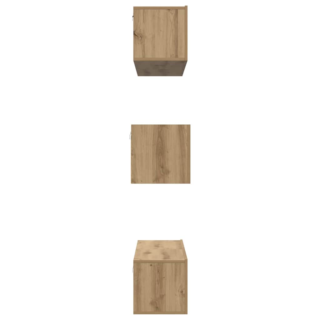 Ensemble meuble TV 6 pcs Chêne artisanal Bois d'ingénierie - XIOS