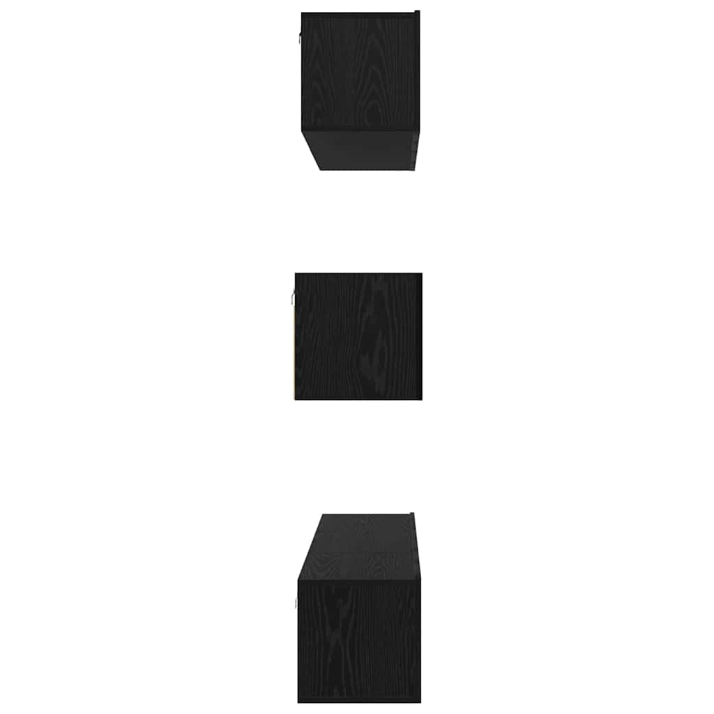 Ensemble meuble TV 7 pcs Chêne noir Bois d'ingénierie - XIOS