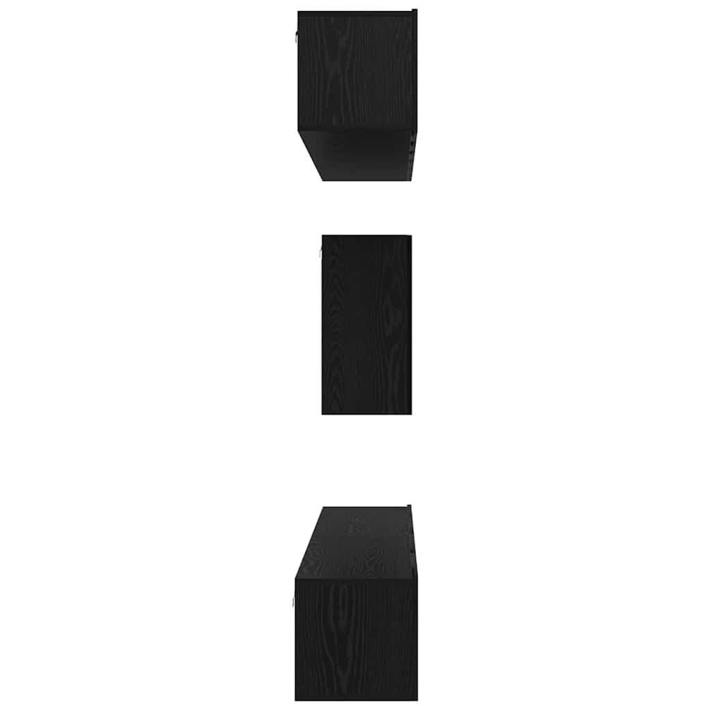 Ensemble meuble TV 6 pcs Chêne noir Bois d'ingénierie - XIOS