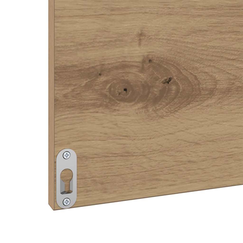 Ensemble de mobilier de salle de bain 3 pc Chêne artisanal
