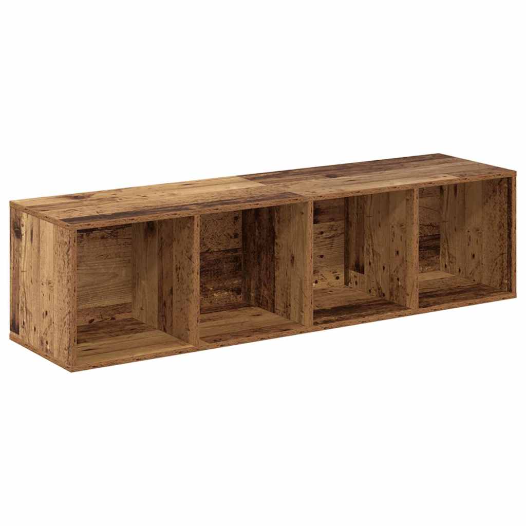 Meuble TV 4 pcs Marron 37 x 37 x 142.5 cm Bois d'ingénierie - XIOS