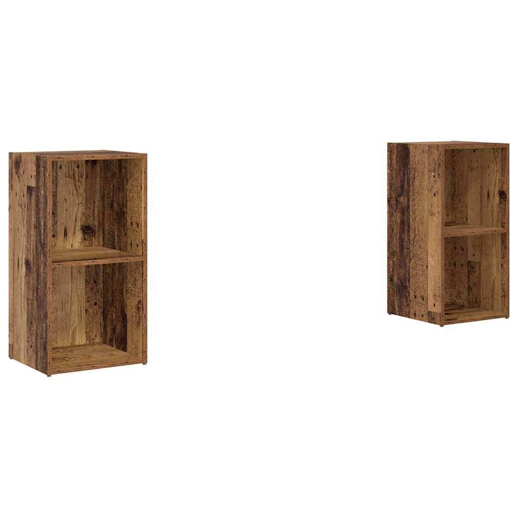 Ensemble meuble TV 2 pcs Bois ancien 72 x 35 x 36.5 cm - XIOS