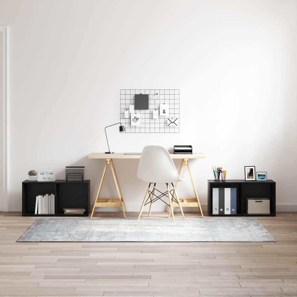 Ensemble meuble TV 2 pcs Chêne noir 72 x 35 x 36.5 cm - XIOS