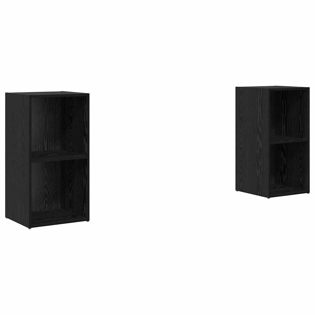 Ensemble meuble TV 2 pcs Chêne noir 72 x 35 x 36.5 cm - XIOS
