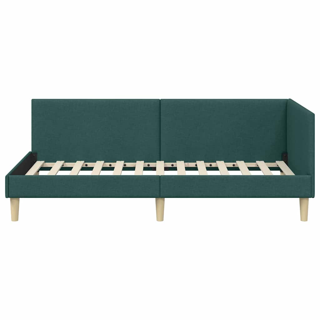 Cadre de lit d'angle Autre Vert foncé 80 x 200 cm - XIOS