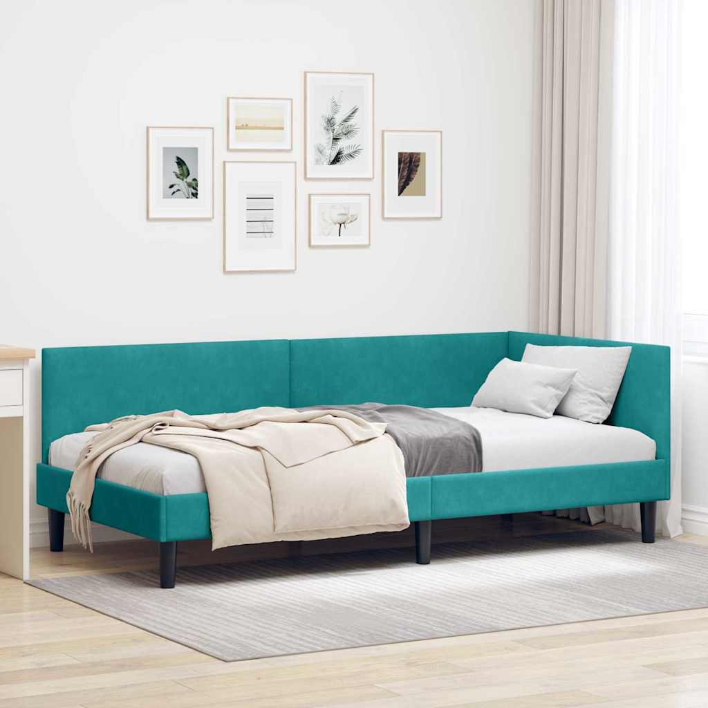 Cadre de lit d'angle Autre Turquoise 100 x 200 cm - XIOS