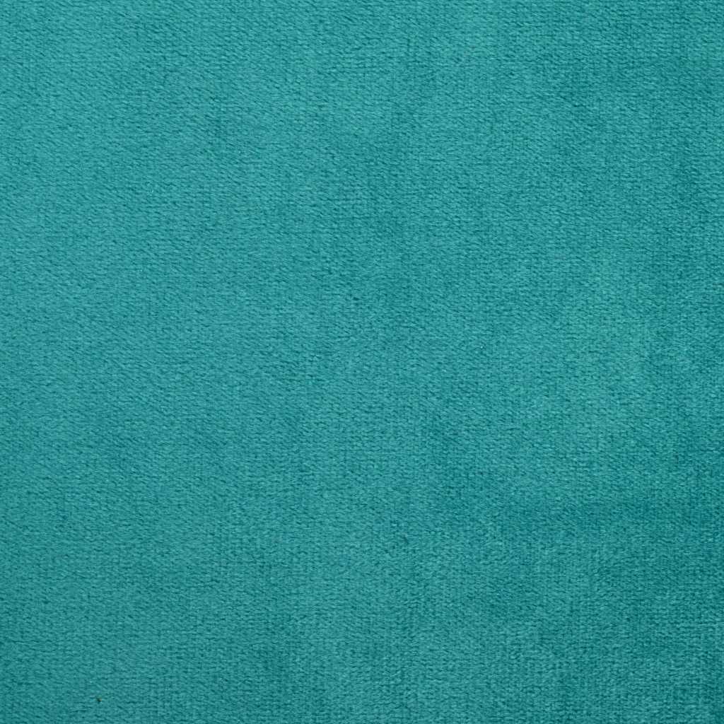 Cadre de lit d'angle Turquoise 100 x 200 cm Velours - XIOS