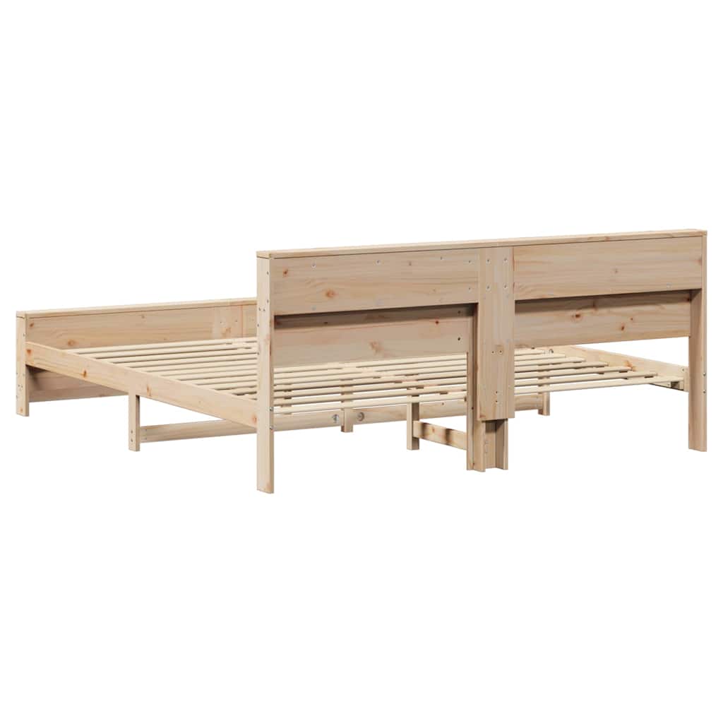 Cadre de lit Marron 180 x 200 cm Bois d'ingénierie - XIOS