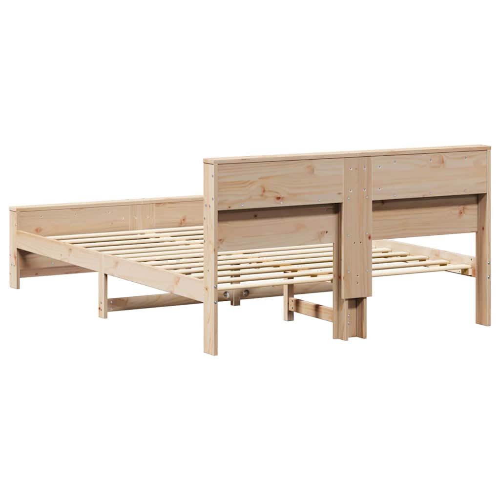 Cadre de lit Marron 150 x 200 cm Bois d'ingénierie - XIOS