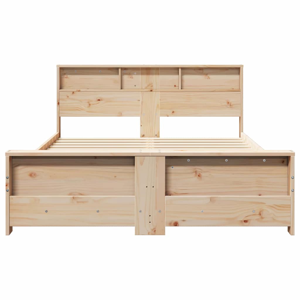 Cadre de lit Marron 140 x 200 cm Bois d'ingénierie - XIOS