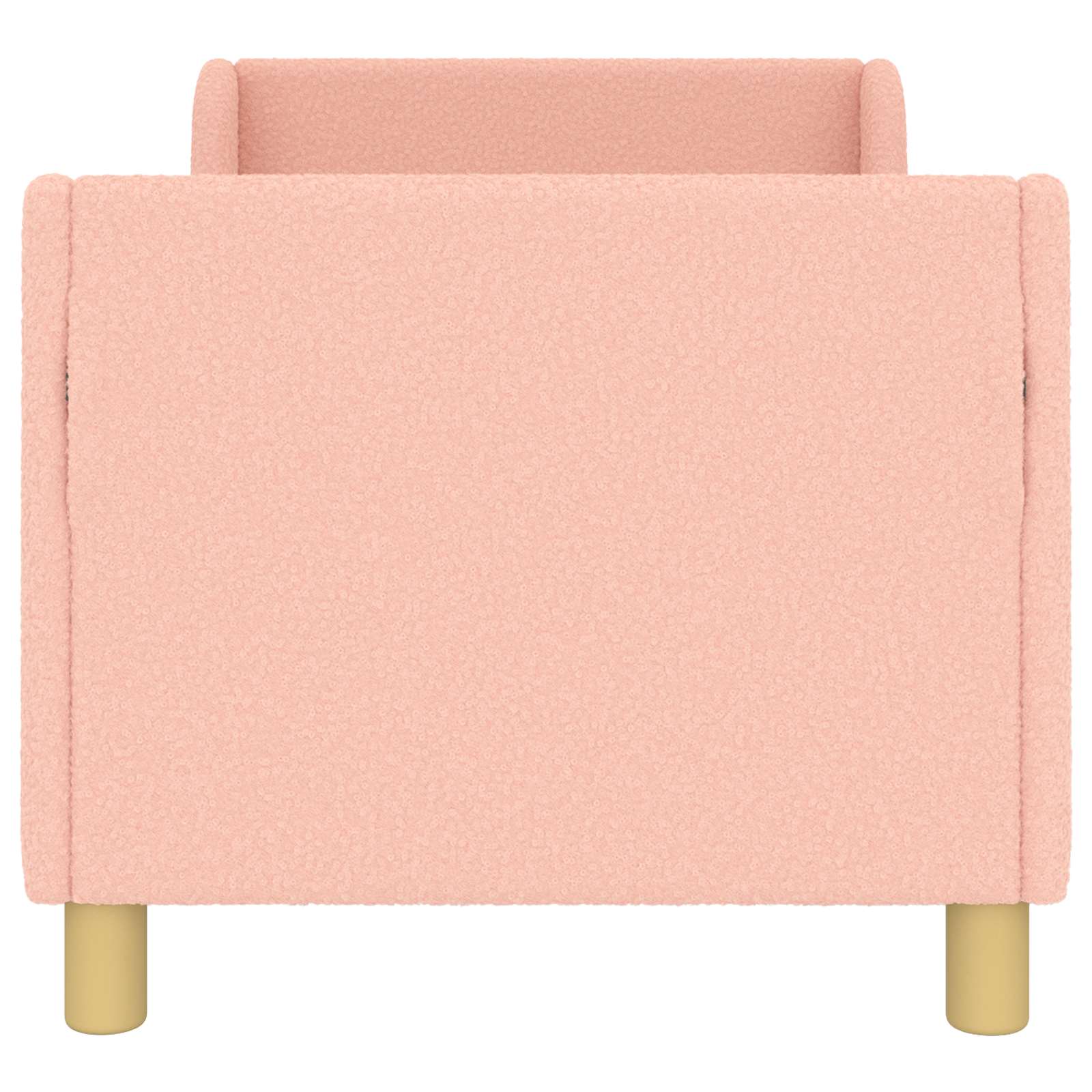 Cadre de lit pour tout-petit avec tête de lit Rose 70 x 140 cm - XIOS