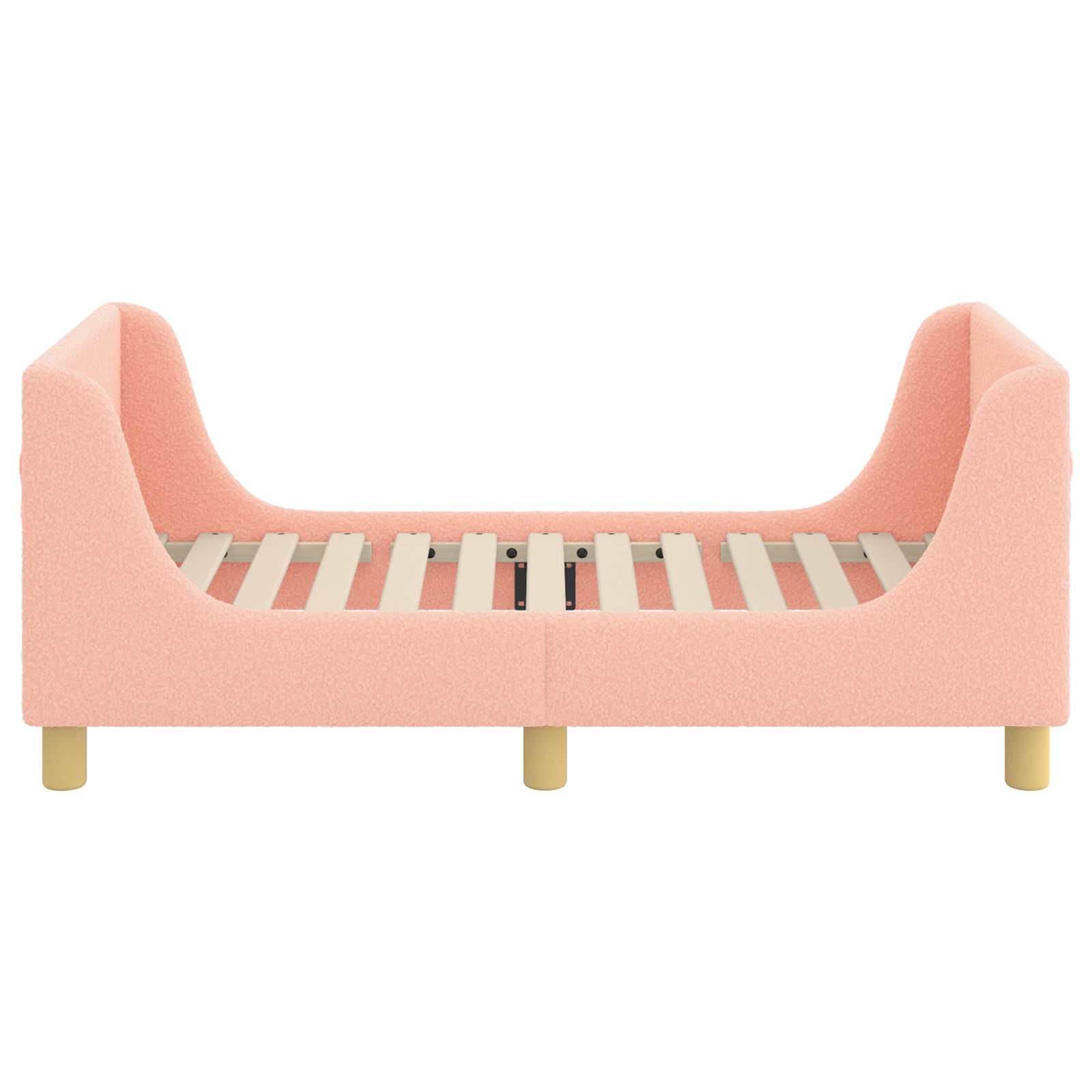 Cadre de lit pour tout-petit avec tête de lit Rose 70 x 140 cm - XIOS