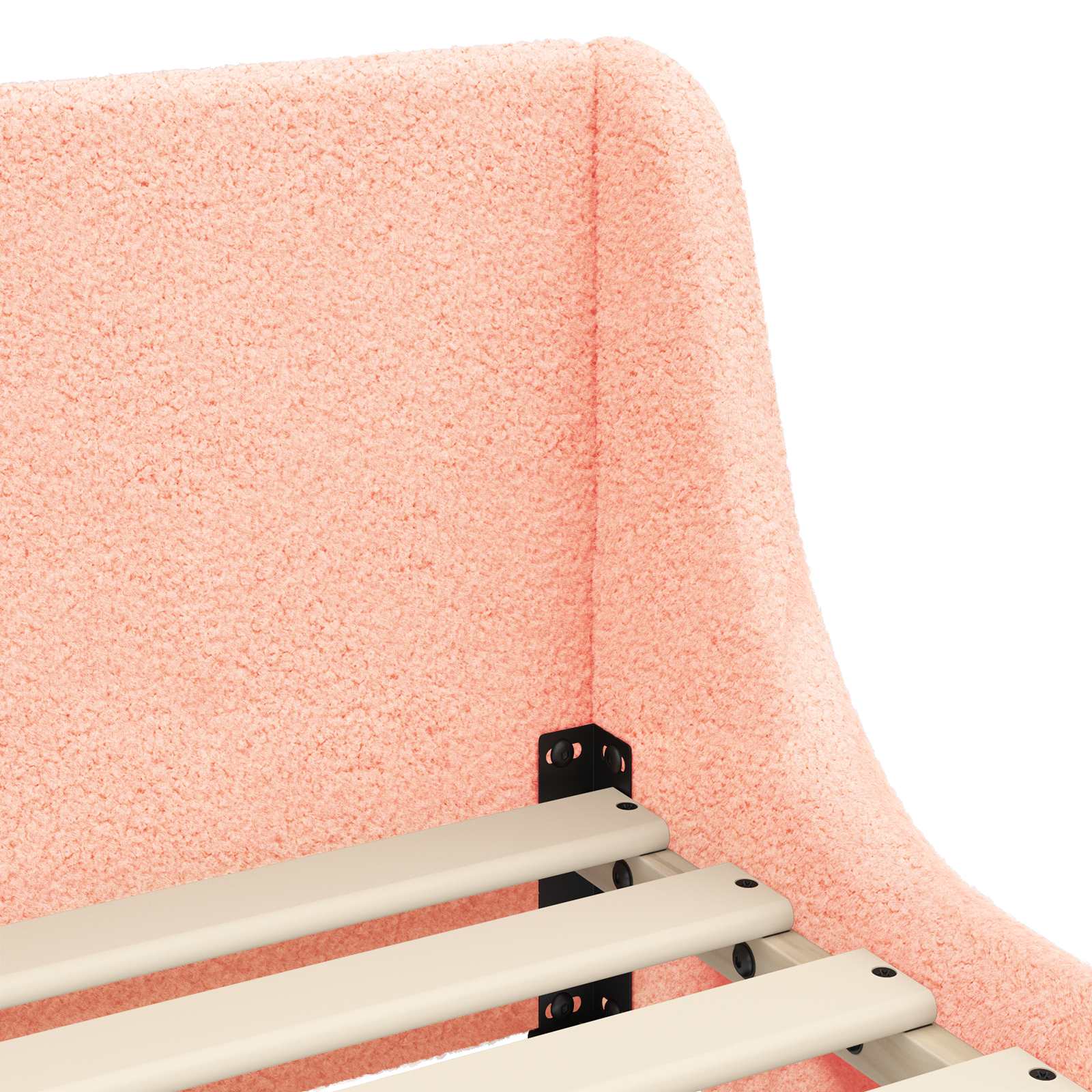 Cadre de lit pour enfants avec tête de lit Rose 90 x 200 cm - XIOS