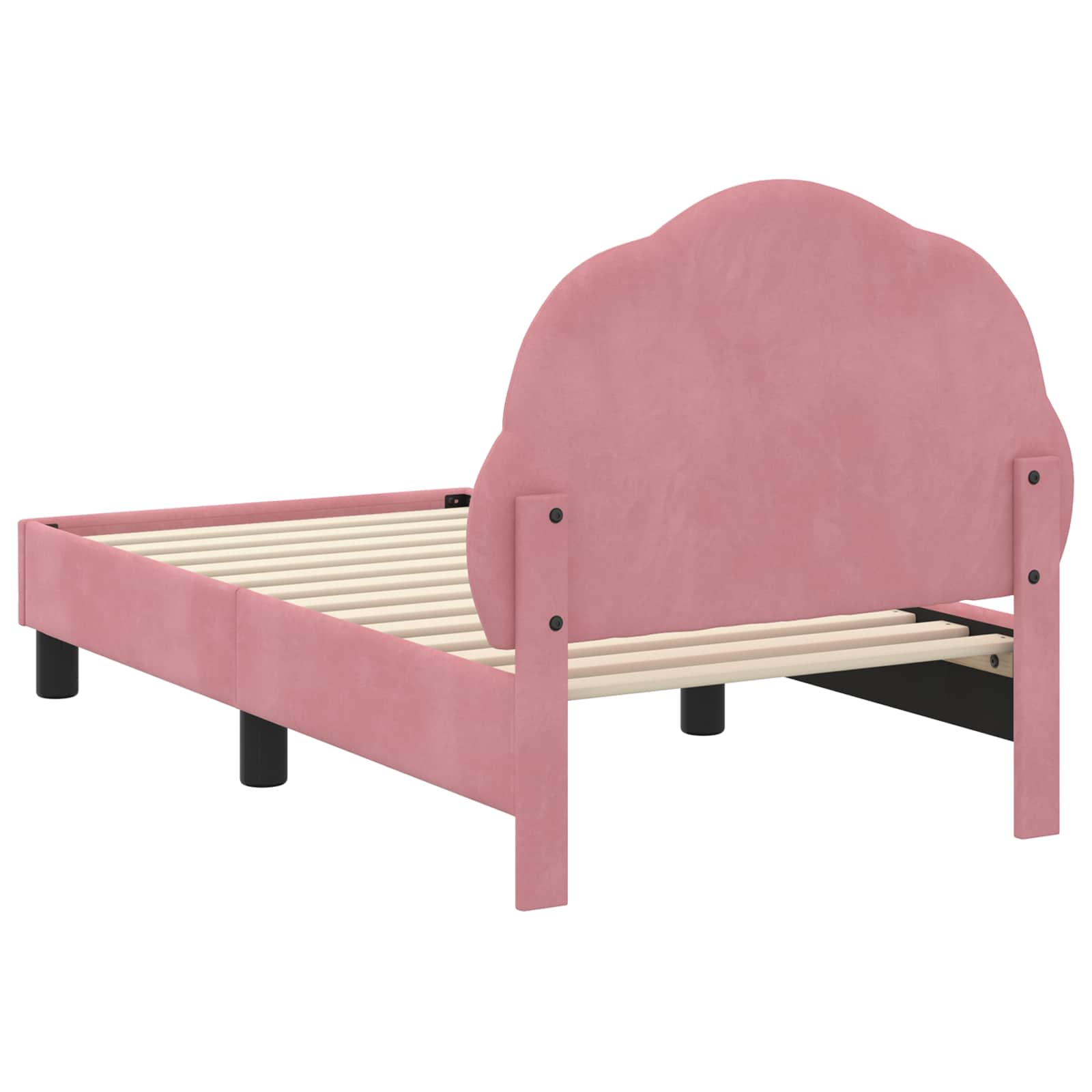 Cadre de lit pour tout-petit avec tête de lit Rose 70 x 140 cm - XIOS