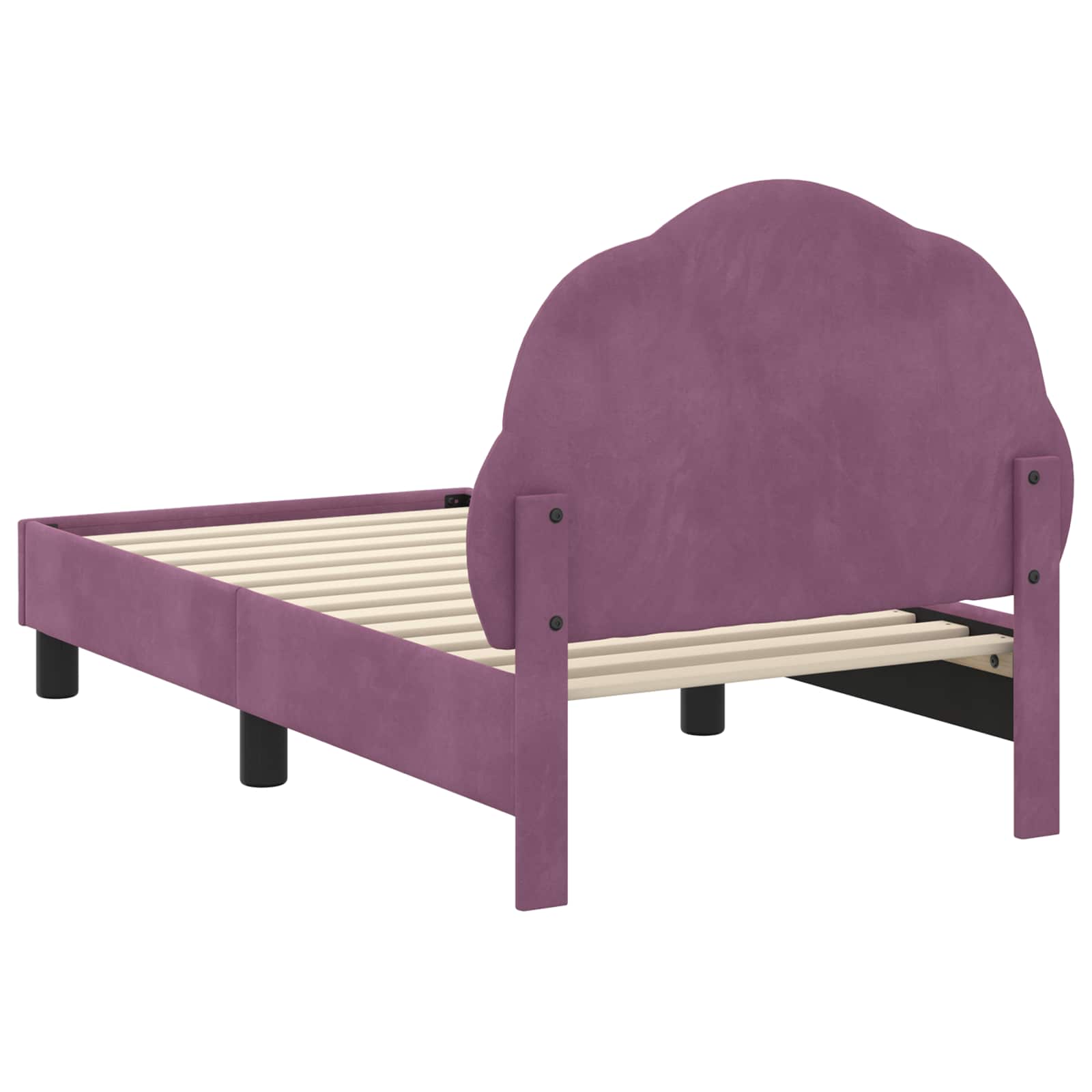 Cadre de lit pour tout-petit avec tête de lit Violet - XIOS