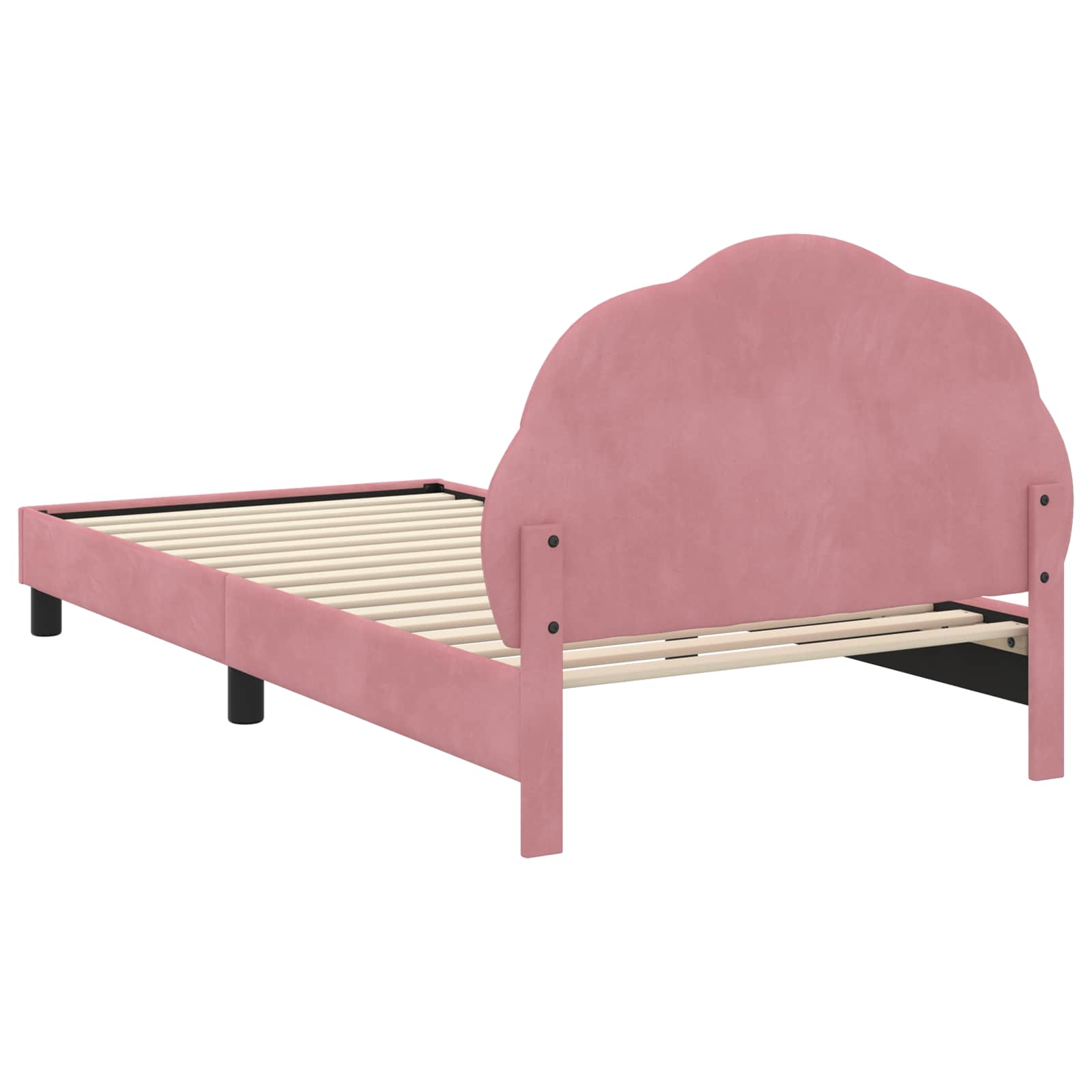 Cadre de lit pour enfants avec tête de lit Rose 80 x 200 cm - XIOS